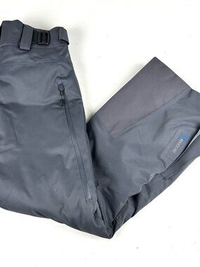 Obermeyer Fusion Series Ski Pants Mens Small Gray PrimaLoft RECCO Insulated